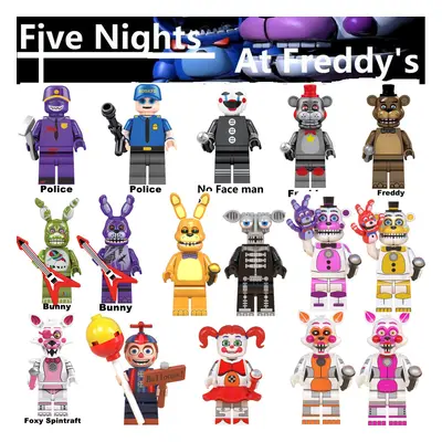 16PCS Fit Lego Five Nights At Freddy's Minifigures Kids Gifts Toys