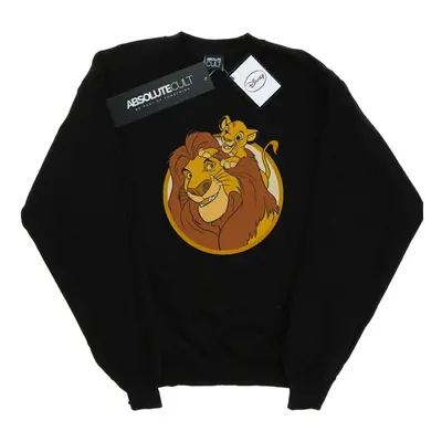 (M, Black) Disney Mens The Lion King Mufasa And Simba Sweatshirt