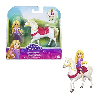 Toys, Rapunzel Posable Small Doll and Maximus Horse Inspired by the Disney Movie Tangled, Gifts 