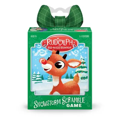 Funko Rudolph The Red-Nosed Reindeer Snowstorm Scramble Game for Players Ages and Up