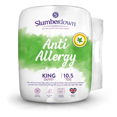 (10.5 Tog, King) Slumberdown Anti Allergy Duvet UK Made