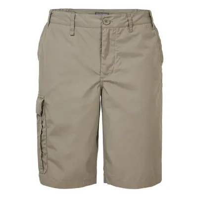 (36R, Pebble) Craghoppers Mens Expert Kiwi Long Length Cargo Shorts