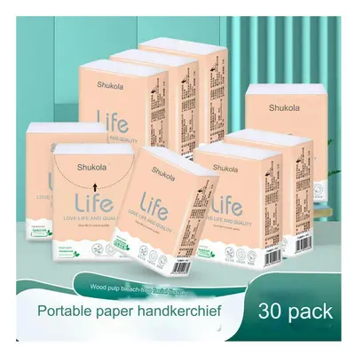 (Package packs) Packs Of Shucola Handkerchief Paper, Portable Portable Carry On Tissue, Small Wr