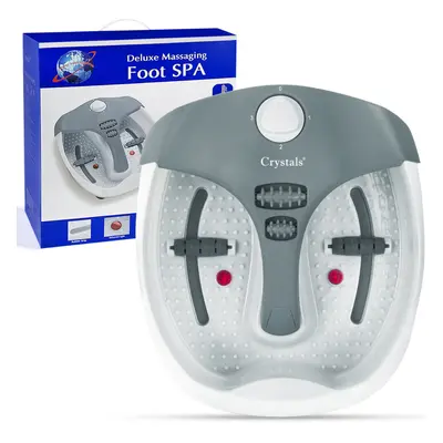 Foot Spa Pedicure Electric Vibrating Wet Warm Bath with Infrared Massage Roller