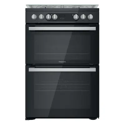 Hotpoint HDM67G9C2CSB/UK Dual Fuel Cooker - Black