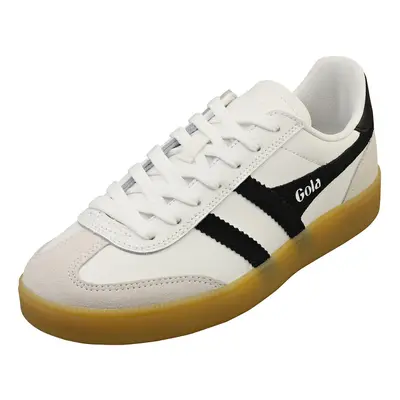 (8) Gola Viper Womens Casual Trainers in White Black