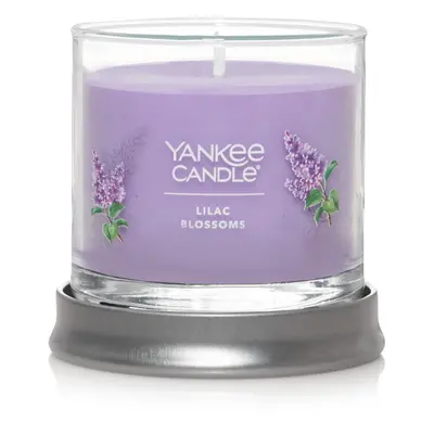 Yankee Candle Lilac Blossoms Scented Signature 4.3oz Small Tumbler Single Wick Candle Over Hours