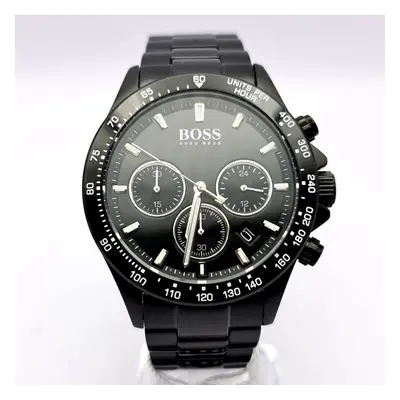 NEW HUGO BOSS HERO SPORTS STAINLESS STEEL BLACK MEN'S WATCH