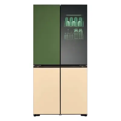 LG GMV960NNME side-by-side refrigerator Freestanding L E Blue, Green, Grey, Orange, Red, Yellow,