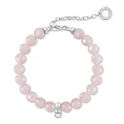 Thomas Sabo "Pink" Rose Quartz Charm Bracelet of Length 16cm + cm extender