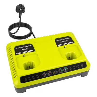 P117 Battery Charger for Ryobi Dual Replacement 18v Li-ion & Ni-cad Ni-Mh 12V-18V Charger for Ry