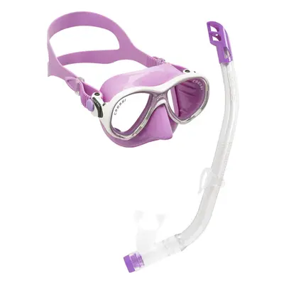 Cressi Kids' Premium Snorkeling - White/Lilac