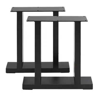 2X Industrial Metal Table Legs Steel Bench Frame Feet II Shape Furniture Legs