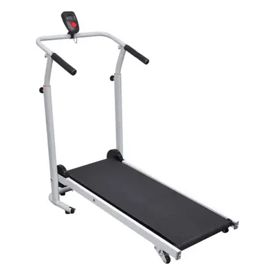 vidaXL Mini Treadmill Folding 93x36cm Black Running Machine Cardio Fitness