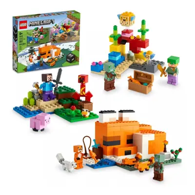 LEGO Minecraft Overworld Adventures in Building Set Pack