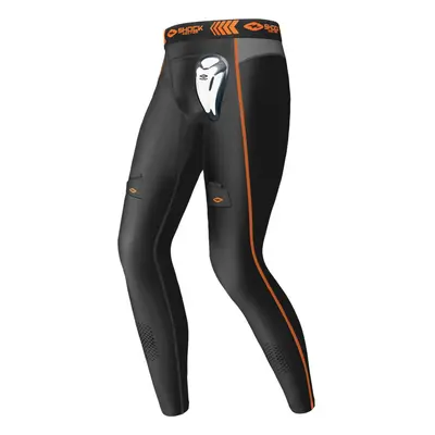 Shock Doctor mens W/ Bioflex Compression Hockey Pant w cup Black/ Ora