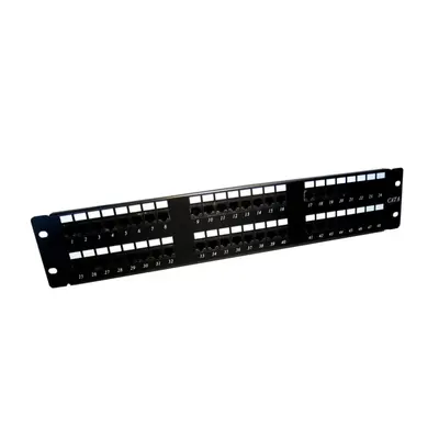 kenable Cat6 Cat RJ45 Patch Panel Rack Mountable 2U Port