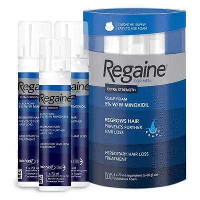 Regaine for Men Hair Loss & Regrowth Scalp Foam Treatment