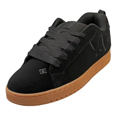 (10.5) DC Shoes Court Graffik Mens Skate Trainers in Black Gum