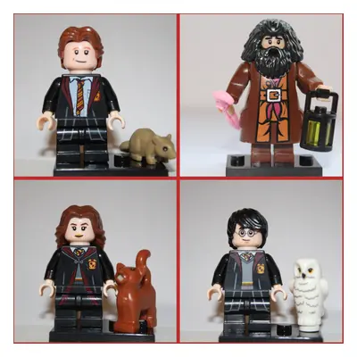 (Hagrid Harry Potter Hermione Ron Weasley) Toy Action Mini Figures Fits Lego Sets