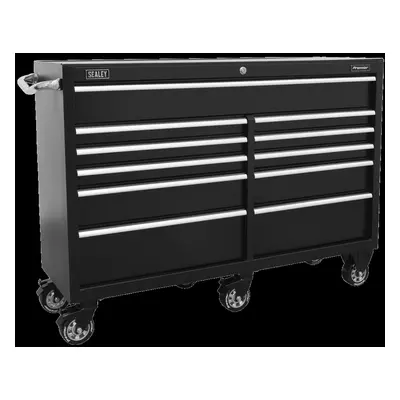 Rollcab Drawer 1430mm Extra-Wide Heavy-Duty Black