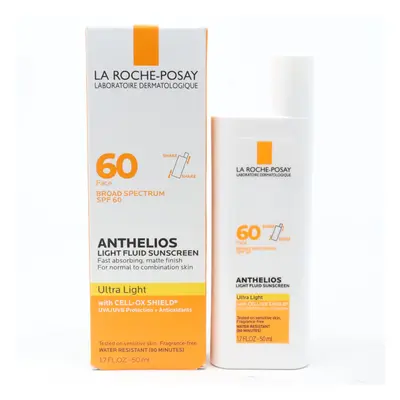 La Roche-Posay Anthelios Ultra-Light Fluid Face Sunscreen Spf 1.7oz New