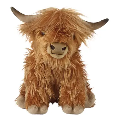 Reducedï¼Plush Toy Stuffed Animal Highland Cow Birthday Lightweight Ornament For Kids