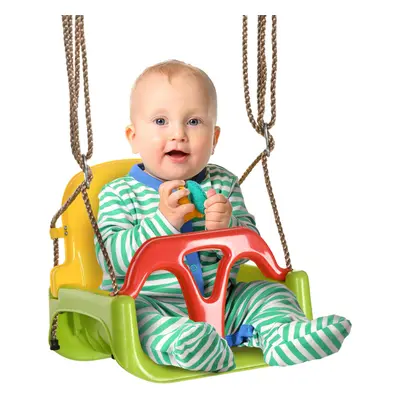 Outsunny in Kids Swing Seat, Adjustable Toddler Swing Chair, Green