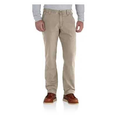 Carhartt Mens Rugged Flex Relaxed Fit Canvas Work Pants Tan 28W X 30L US