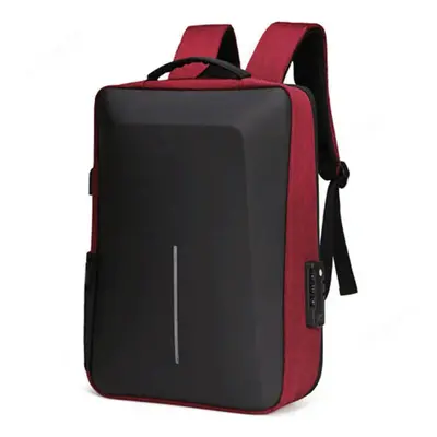 (Red) inch Laptop Backpack Anti-theft Waterproof School Backpacks with USB Charging Travel Lapto