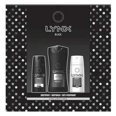 Lynx Black Trio Gift Set for Men