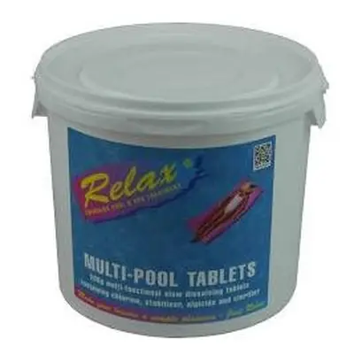 Plastica 5kg 200g Relax Chlorine Multi Pool Tablets