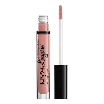 NYX PROFESSIONAL MAKEUP Lip Lingerie Matte Liquid Lipstick - Silk Indulgent (Baby Pink Nude)