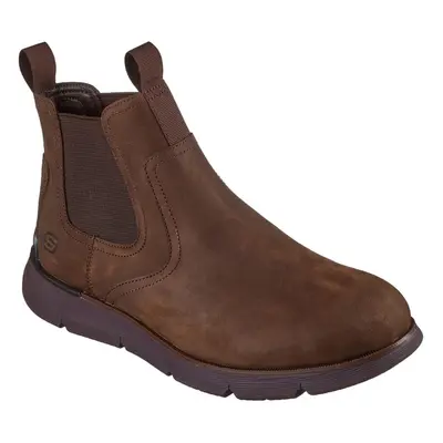 (7 UK, Chocolate) Skechers Mens Augustino Paulo Leather Chelsea Boots