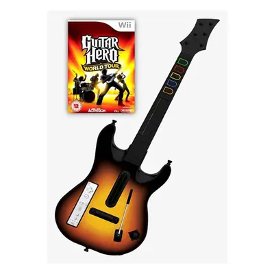 Nintendo Wii Guitar Hero World Tour Guitar & Game