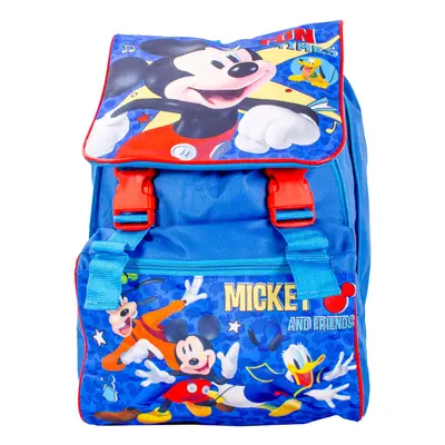 Navy/Red Mickey 40cm Square Backpack - Fun & Spacious for Kids