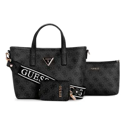 GUESS Latona Mini Tote Coal Logo