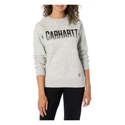 Carhartt womens Midweight Relaxed Fit Graphic Crew Neck Sweatshirt Swe