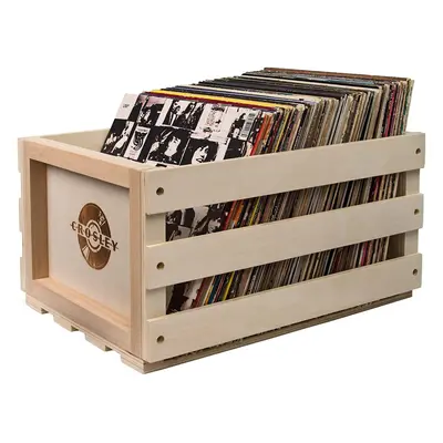 Crosley AC1004A-NA Record Storage Crate Holds Up to Albums Natural