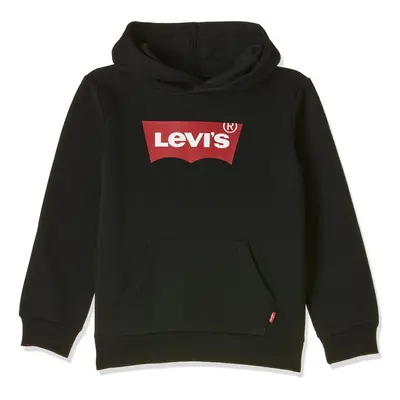 Levi's Boys' Big Graphic Pullover Hoodie Black/Red Large