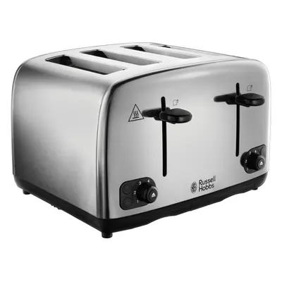 24090 Adventure Four Slice, Brushed Polished Stainless Steel Toaster