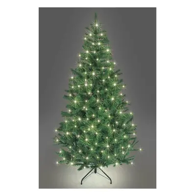 5ft/150cm Pre Lit Artificial Christmas Tree Alaskan Pine Green Tips, Warm White LEDs