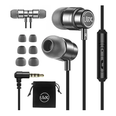 UliX RIDER Wired Earbuds In-Ear Headphones, Earphones with Microphone, Years Warranty, with Anti