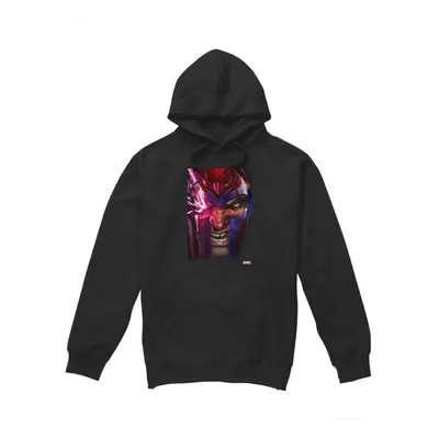 (XL, Black) Marvel Mens X-Men Magneto Comic Cover Hoodie