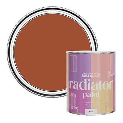 Orange Heat Resistant Radiator Paint in Matt Finish - Tiger Tea 750ml (SHDRCT1199)