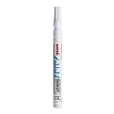 Uni Coloured Fine (0.8-1.2mm) PX-21 White Oil Paint Marker Pen Metal Glass Wood Plastic Stone Ou