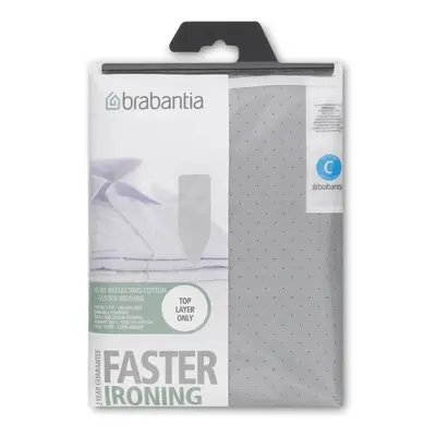 Brabantia Ironing Board Cover with mm Foam - x cm, Wide, Metallised Silver