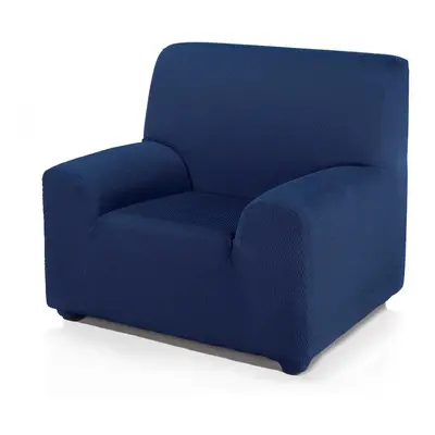 (Navy) Single Seat 'Iris' Armchair Cover Elasticated Slipcover Protector