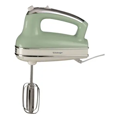 Hand Mixer Electric Whisk, Green, Ariete 548/04 Retro Style