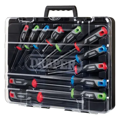 Draper SET - 12PC SET - REGULAR (M) Soft Grip Screwdriver Set (12 Piece)